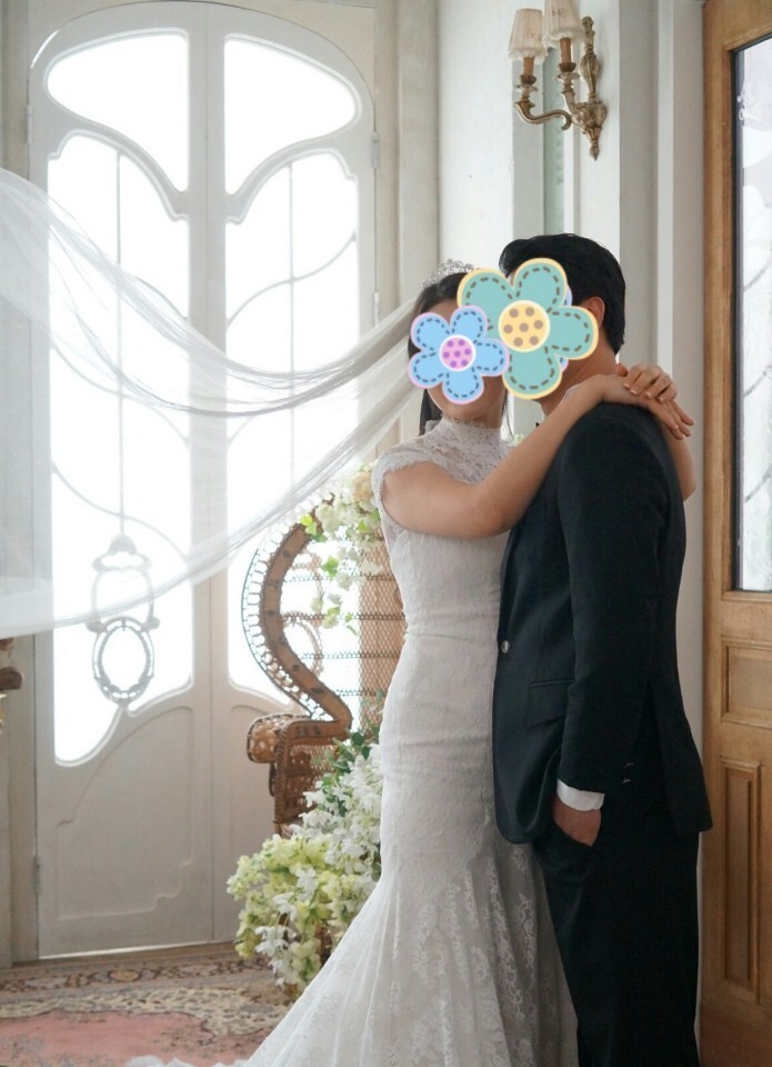 결혼 후 한참 뒤 보내준 성혼커플의 웨딩사진