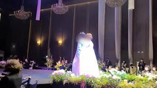 남남북녀 성혼커플의 양가부모님들의 입장모습입니다.